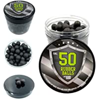 SSR 100 x Rubber Balls Paintballs 50 .Cal Bolas de Pintura Pelotas de Goma la Pistola Revolver 50 Calibre RAM